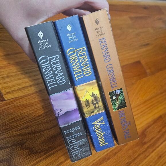 Bernard Cornwell LOT Heretic Vagabond The Archer's Tale ~ Paperback - Picture 3 of 15